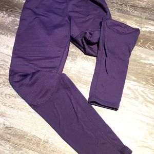 MEC polartec fleece leggings baselayer